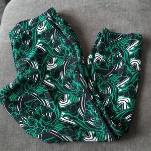 J.Crew crepe soft pants in gorgeous floral pattern